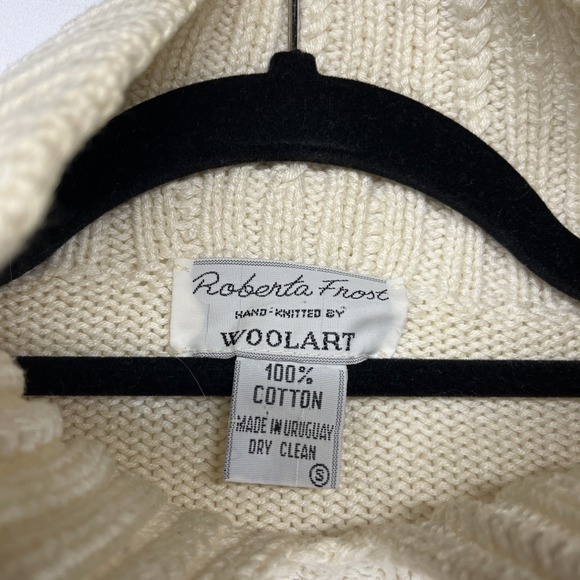 Roberta Frost Hand-Knitted Wool Sweater Elephant Sz Small‎ - Picture 10 of 14